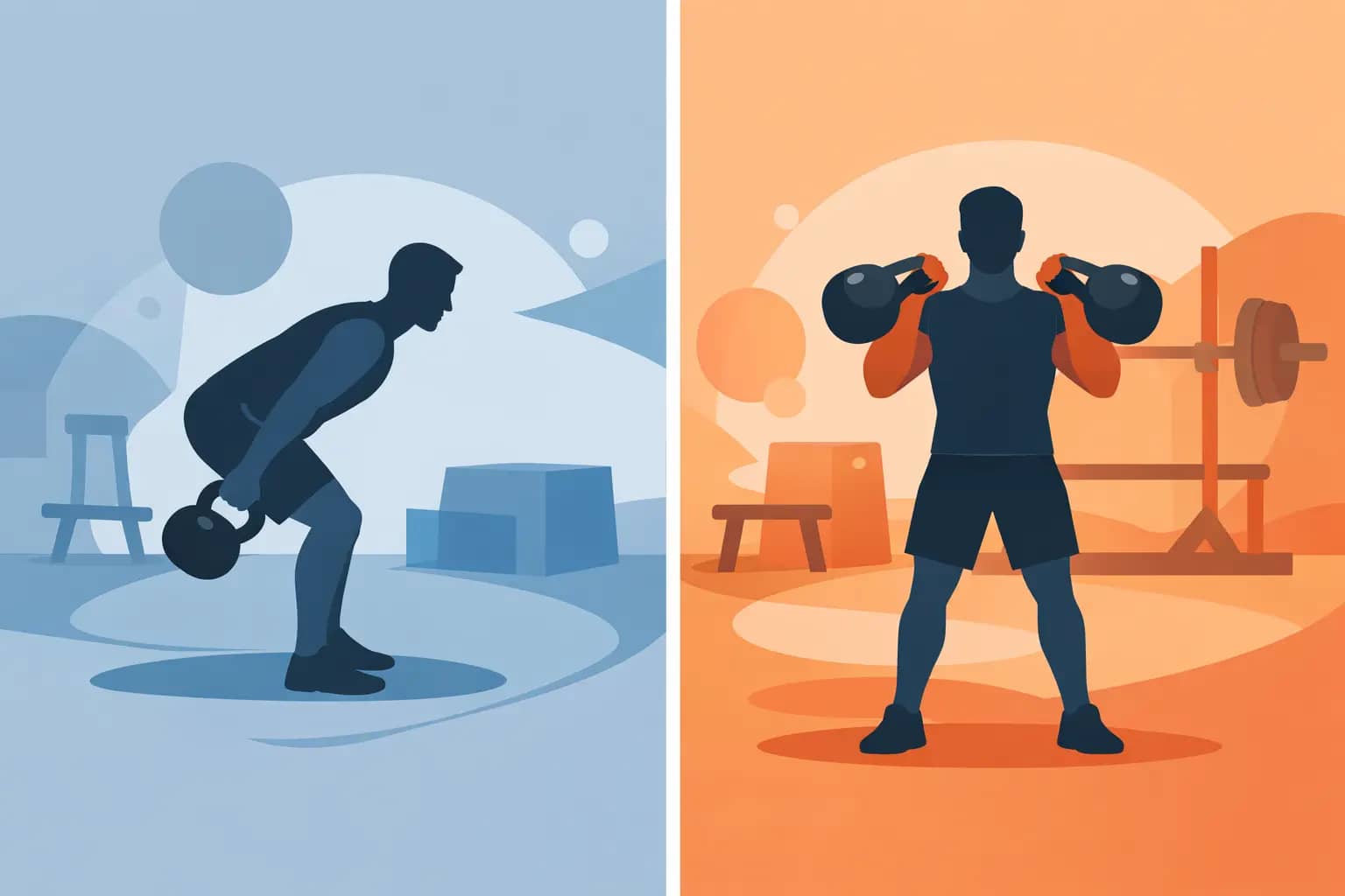 Single Versus Double Kettlebells: Which First?